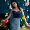 Blue Sequin Dress - Image 4